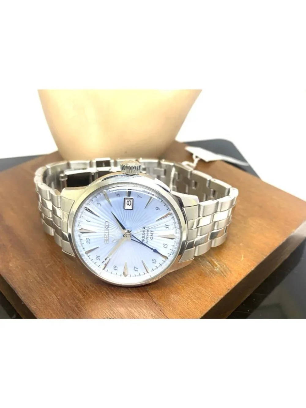 Seiko Men's Watch SSK037 Presage Cocktail Automatic GMT Stainless Steel 40.5mm - Picture 8 of 14